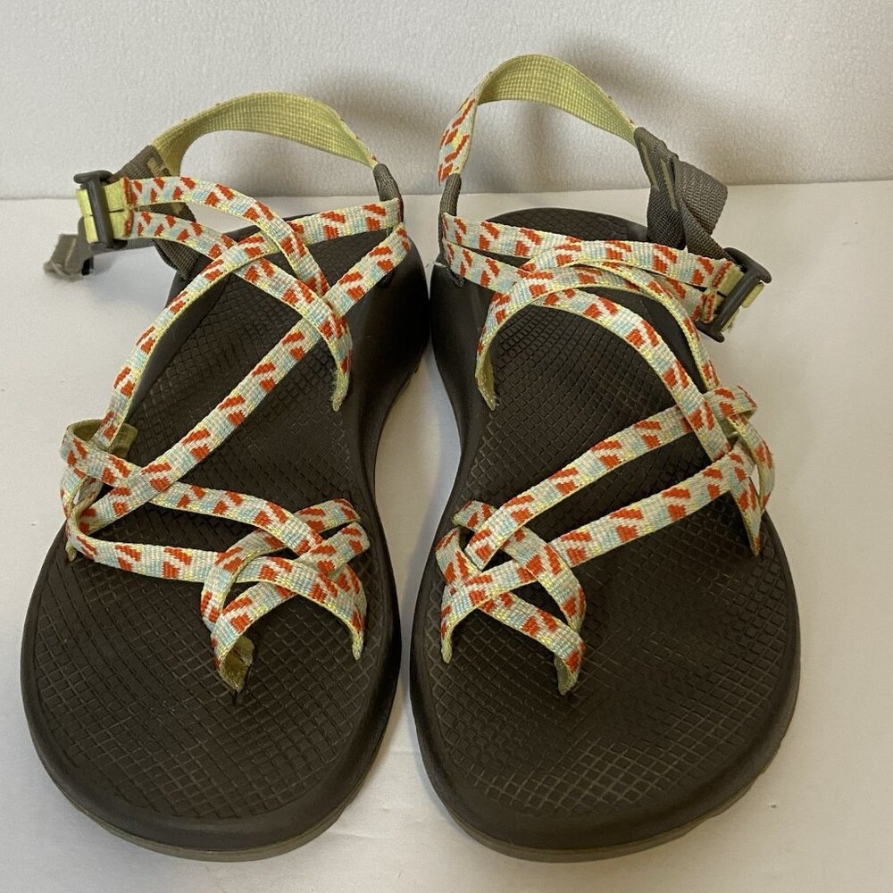 Chaco ZX/2 Classic Sandals Womens Sz 11 Prism Yellow Orange Sports Strappy Water